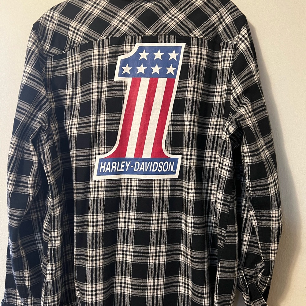 Hardly Davidson Ladies Flannel XL